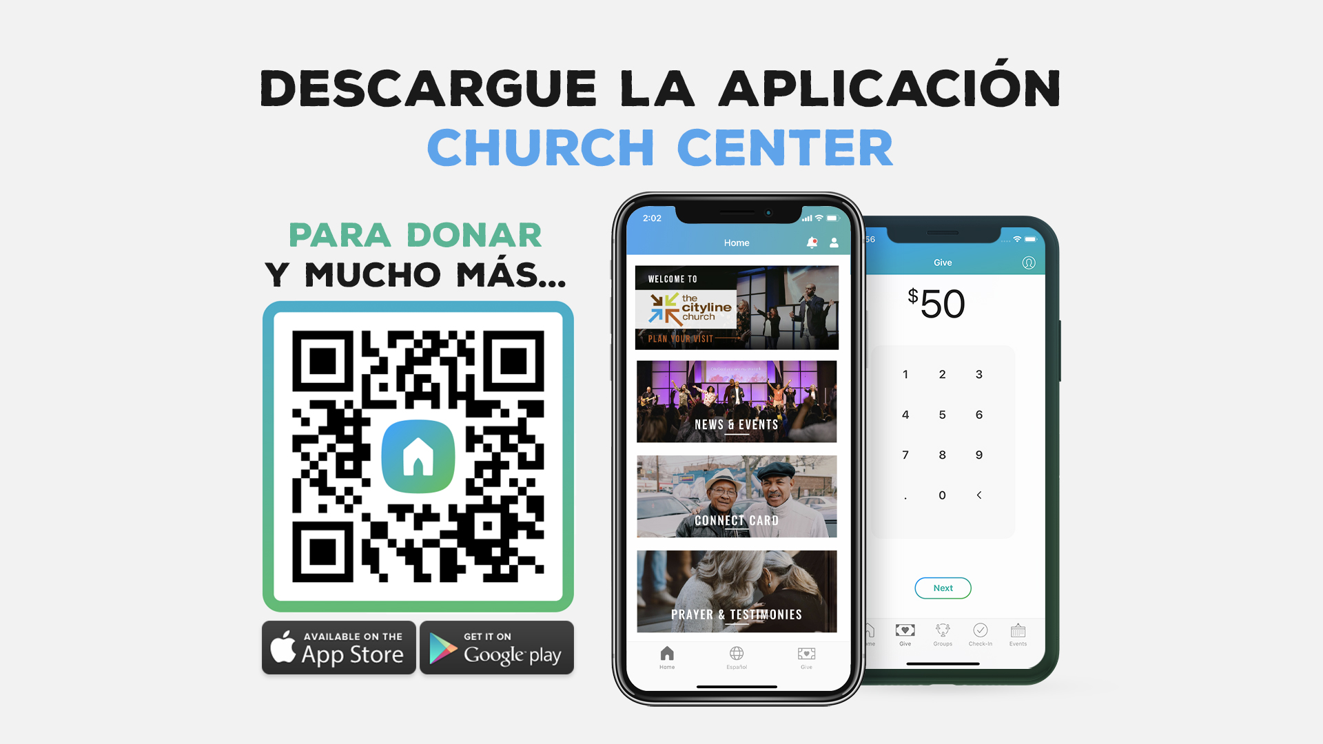 Descarga Church Center App
